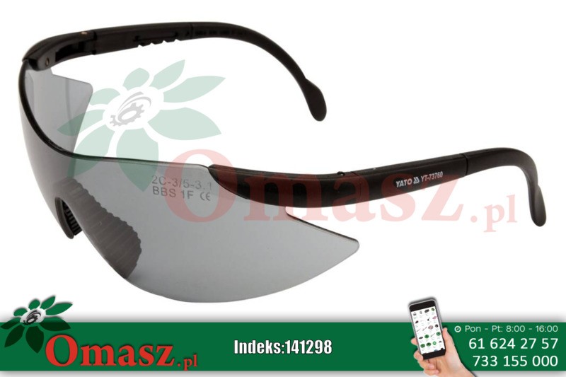 Okulary ochronne YATO YT-73760 szare