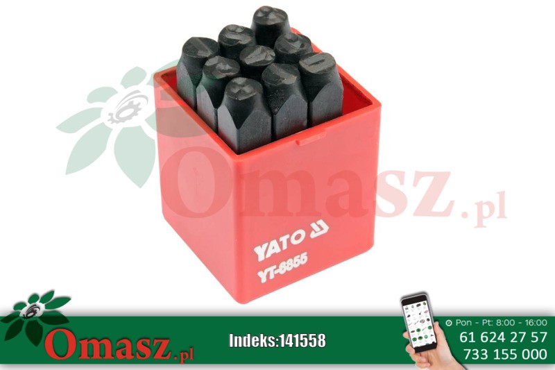 Znaczniki cyfrowe numeratory 8mm YT-6855 Yato