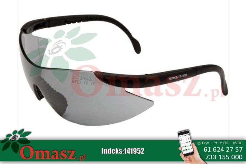Okulary ochronne YATO YT-73760 szare
