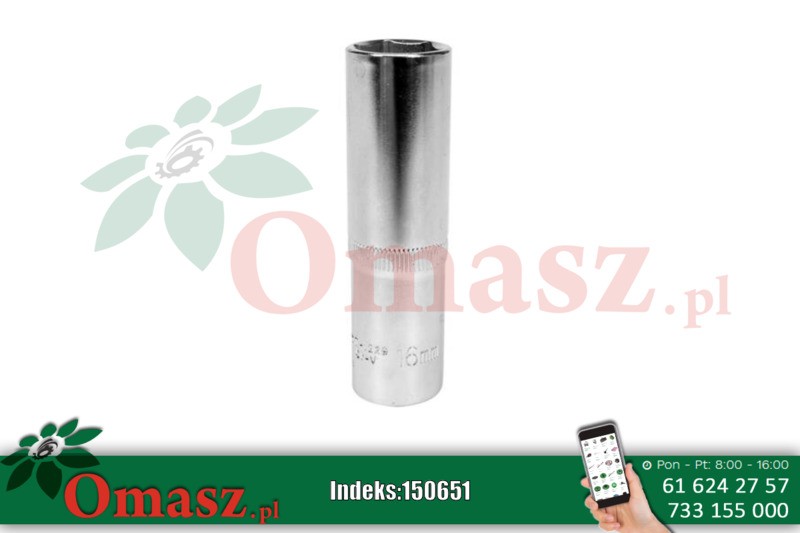 Nasadka sześciokątna długa 1/2' 21mm Yato YT-1234