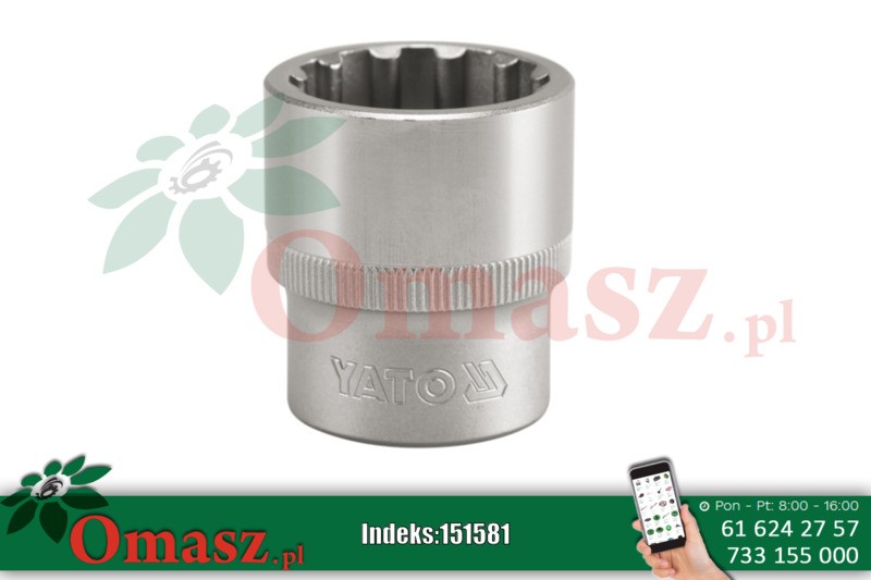 Nasadka spline 1/2'' 15mm YT-1467 YATO