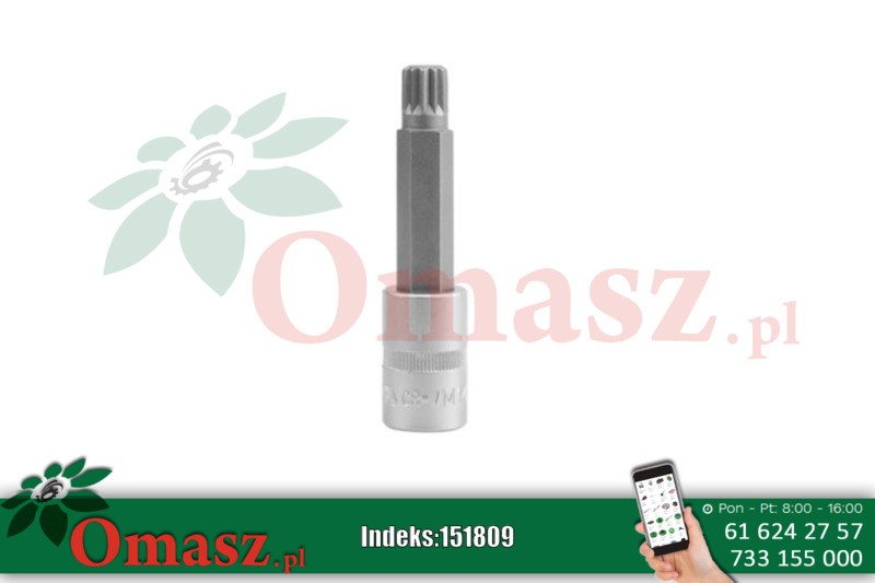 Klucz trzpieniowy Spline 1/2' M16 L100 mm Yato YT-0456