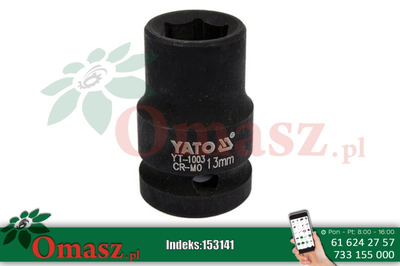 Nasadka krótka udarowa 1/2' 13mm Yato YT-1003