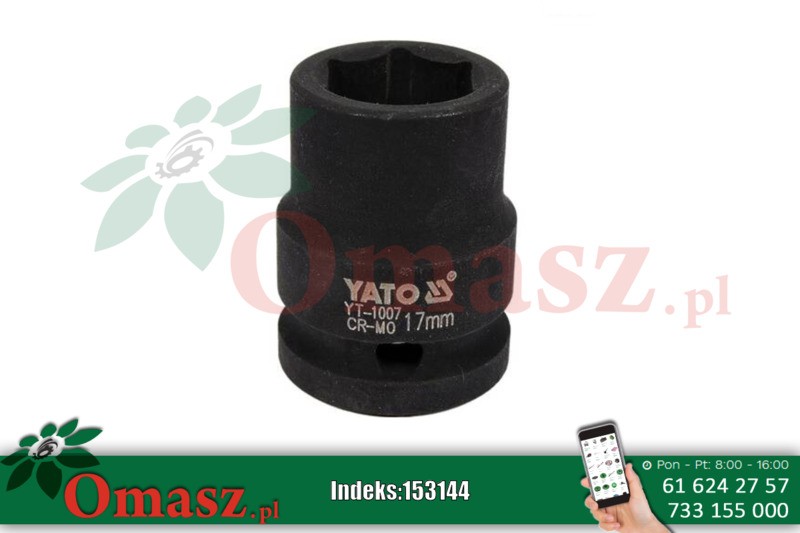 Nasadka udarowa 1/2' 17mm Yato YT-1007