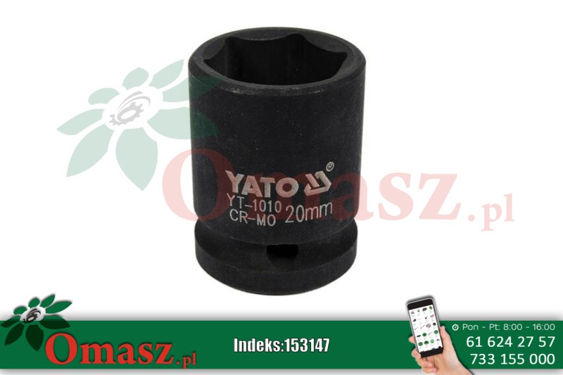 Nasadka udarowa 1/2' 20mm YATO YT-1010