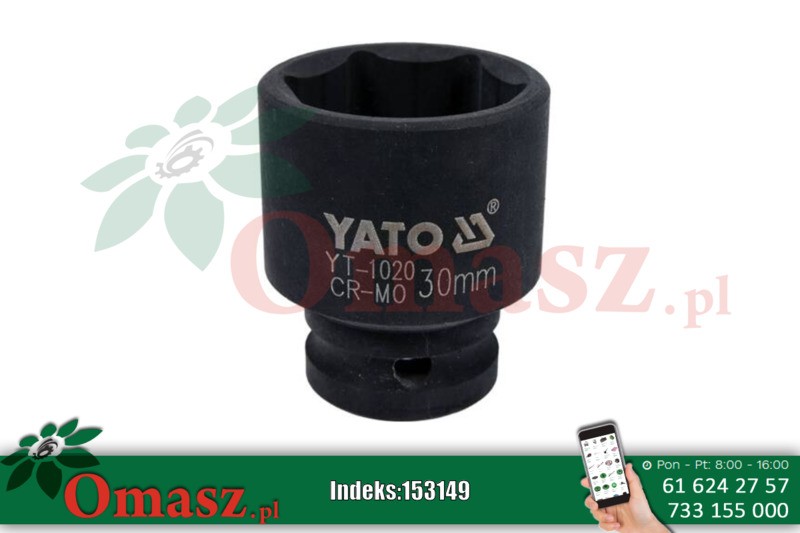 Nasadka 1/2' 30mm YATO udarowa YT-1020