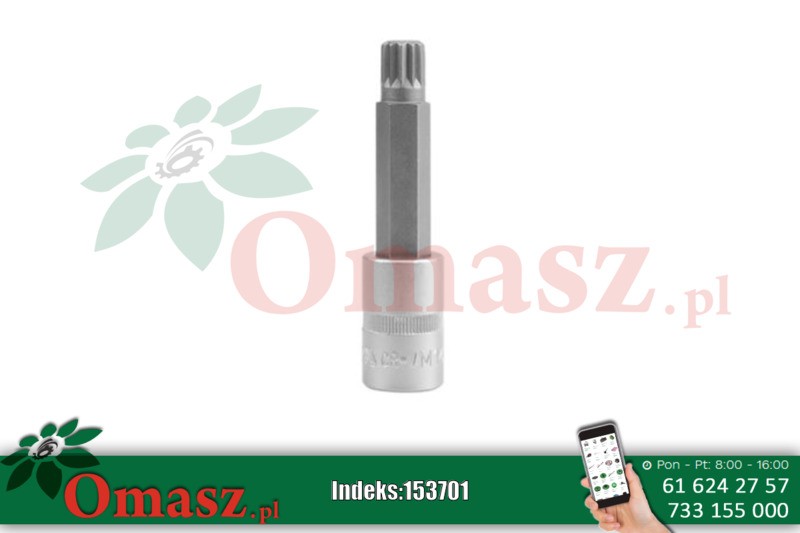Klucz trzpieniowy Spline 1/2' M17 100mm Yato YT-0457