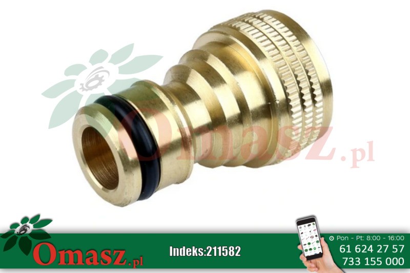 Przyłącze kranowe mosiężne 1/2' GB1023C Greenmill
