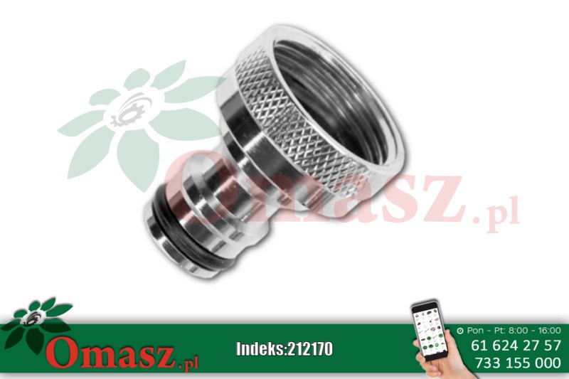 Wkrętka do urządzeń zraszających GZ 3/4' CYNK CHROM KTW4011Z