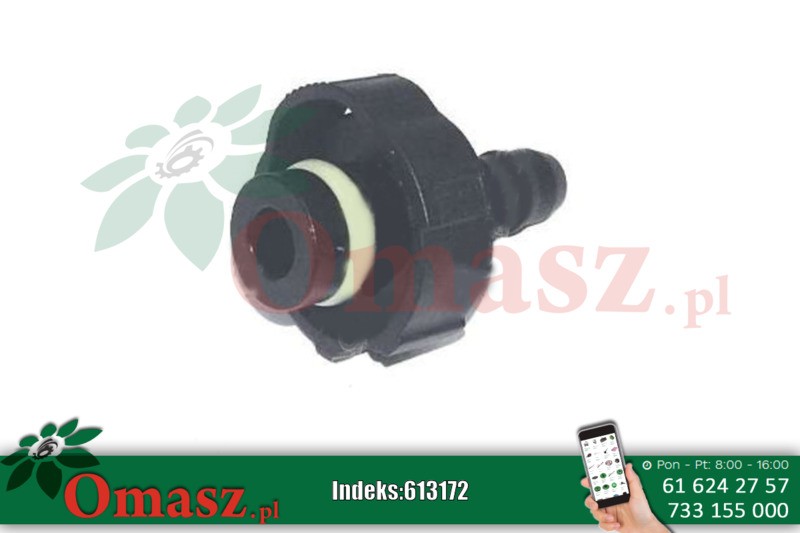 Końcówka przewodu paliwowego pompki SUP7023 Case, New Holland