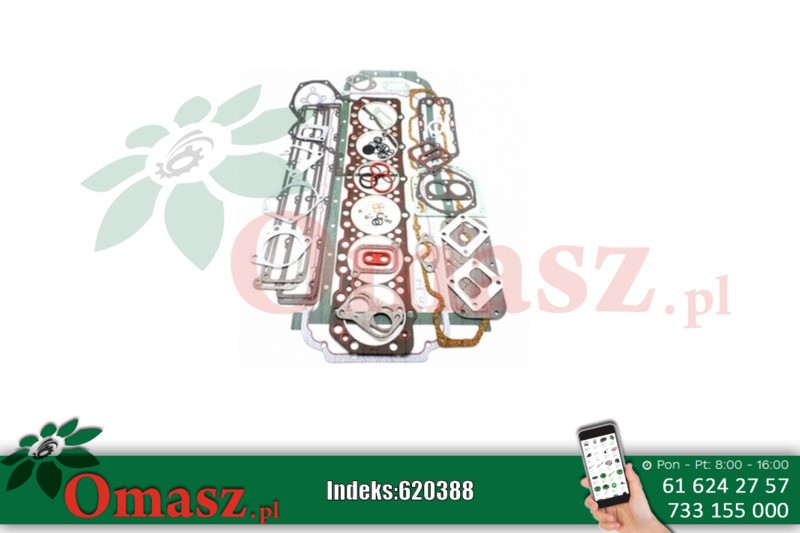 Komplet zestaw uszczelek silnika 6 cyl. John Deere RE42151