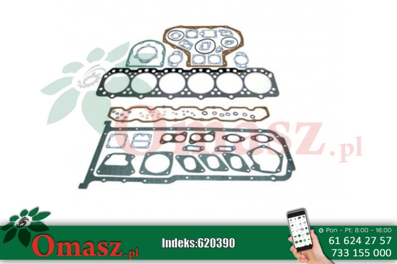 Komplet zestaw uszczelek silnika 6 cyl. John Deere AR98845