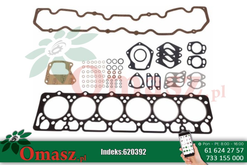 Komplet zestaw uszczelek silnika 6 cyl. John Deere AR53625