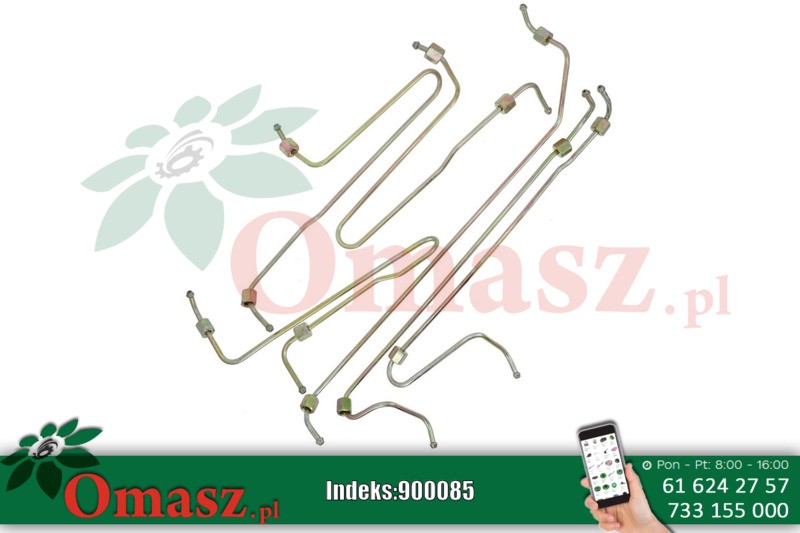 Komplet przewodów wtryskowych Ursus C-385 6-cyl 89009050100