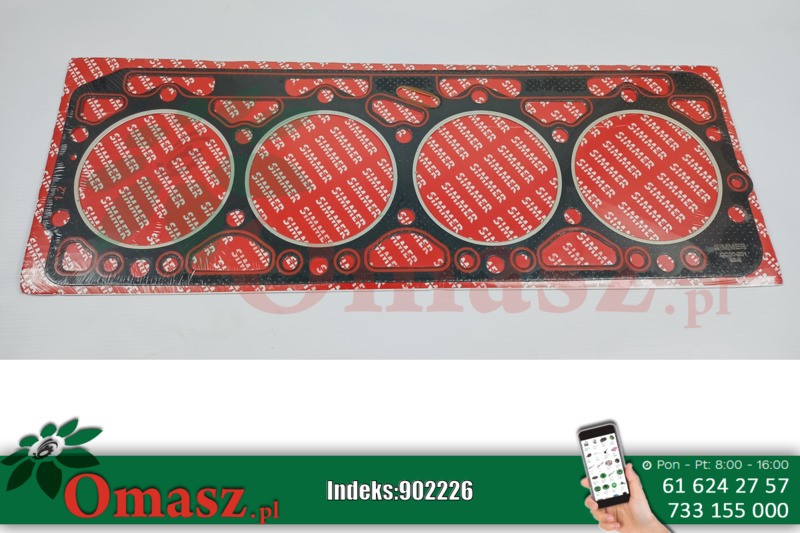 Uszczelka głowicy C-385 4/1,2 sil.w.otw.