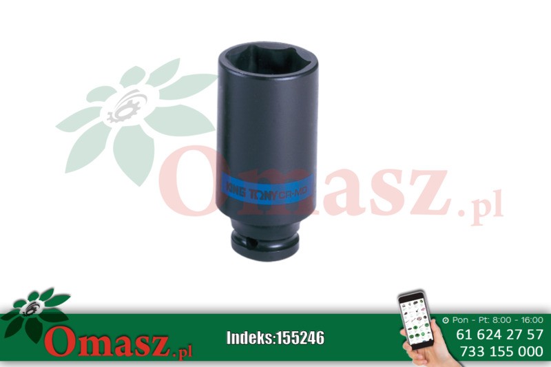 Nasadka 1/2' 30mm długa udarowa KingTony 443530M
