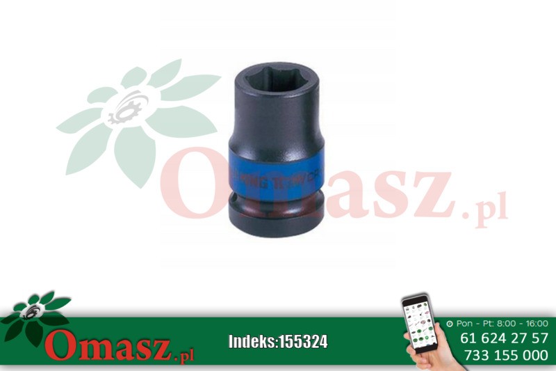 Nasadka udarowa 27mm x 53mm 3/4' sześciokątna King Tony 653527M