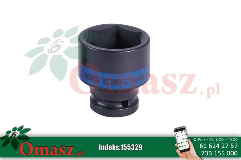 Nasadka krótka udarowa 3/4' 34mm x 57mm, 6-kątna KING TONY 653534M
