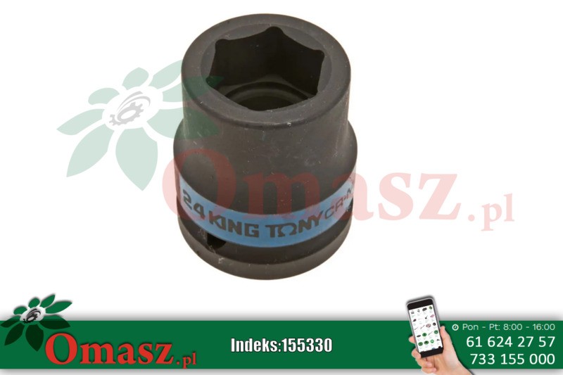 Nasadka krótka udarowa 3/4' 24mm x 50mm 6-kątna KING TONY 653524M