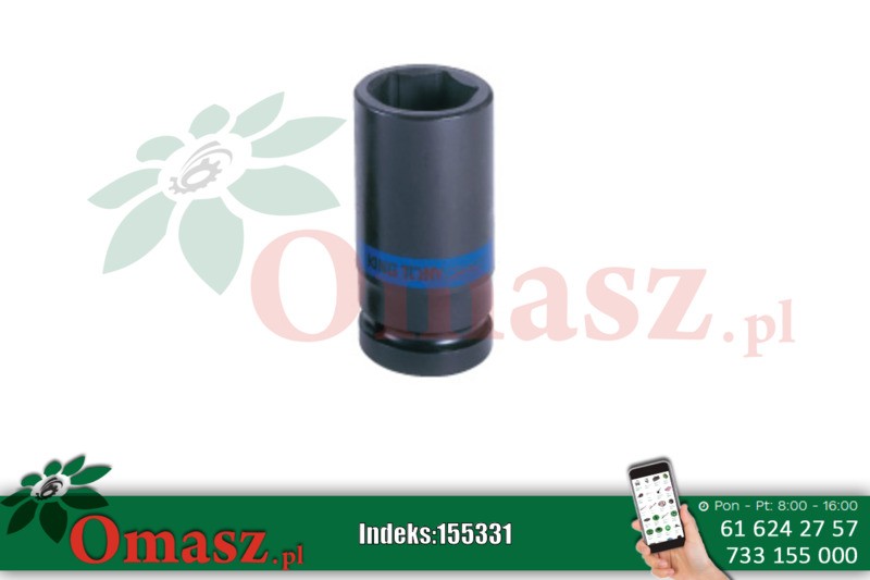 Nasadka udarowa długa 22mm x 90mm 3/4' sześciokątna King Tony 643522M