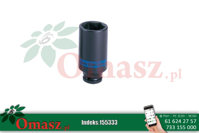 Nasadka udarowa długa 21mm x 90mm 3/4' sześciokątna King Tony 643521M