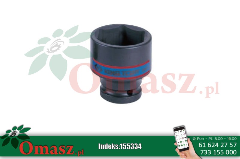 Nasadka krótka udarowa 3/4' 17mm x 50mm 6-kątna KING TONY 653517M