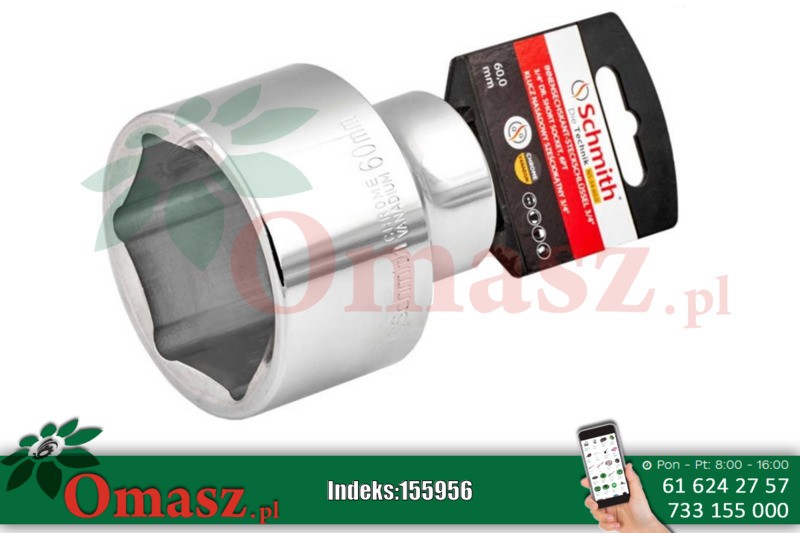Klucz nasadowy sześciokątny 3/4' 46mm NS-34-46 SCHMITH