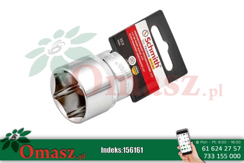 Klucz nasadowy sześciokątny 1/2' 20mm Schmith NS-12-20