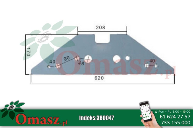 Kverneland Płoza 073600