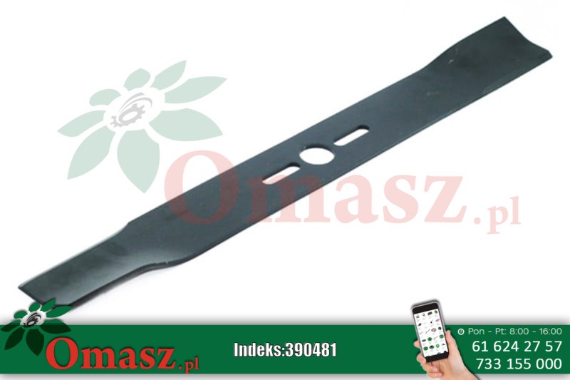Nóż T6 uniwersalny prosty CZKSI-0182 z podkładkami (52,7cm) do kosiarek