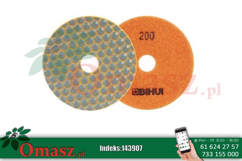 T.c.diament.100mm 200 BIH do polerowania na sucho
