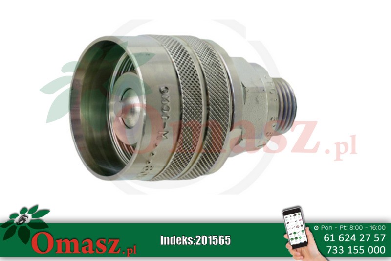 Eurozłącze wtyczka M18*1.5 + nakrętka Faster