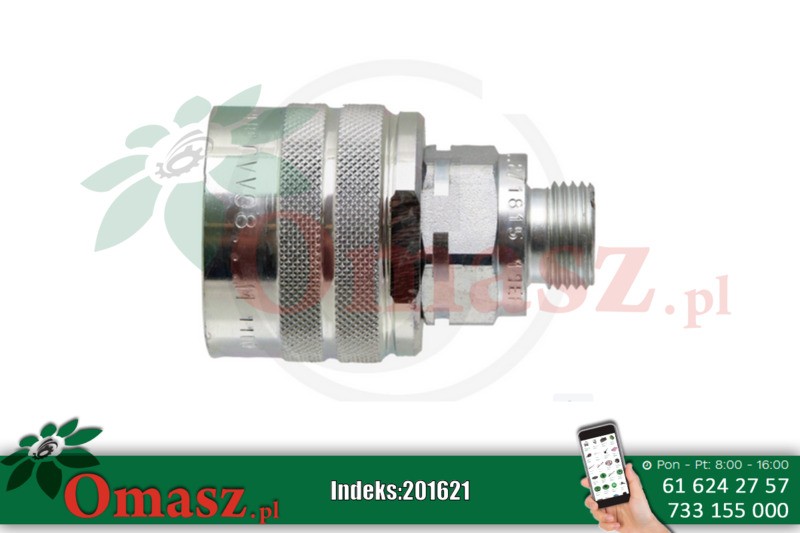 Eurozłącze wtyczka M22*1.5 + nakrętka