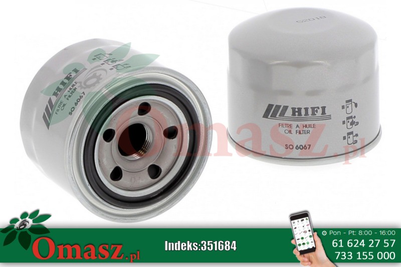 Filtr oleju SO6067