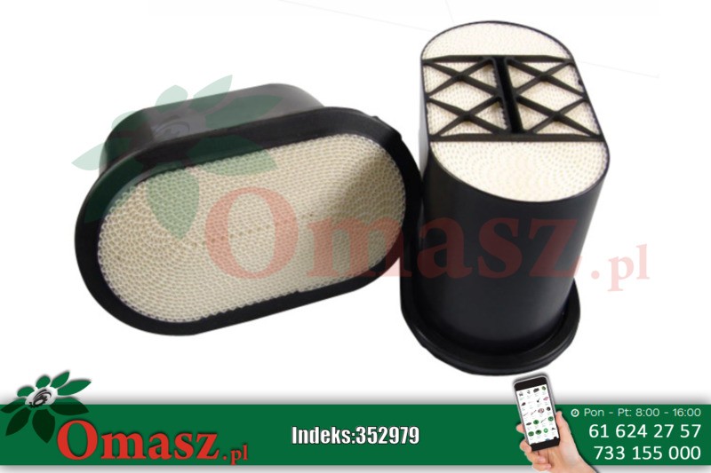 Filtr pow.owalny JCB dokładny