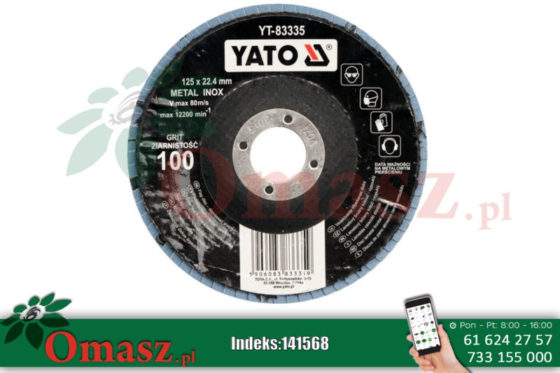 T.ścier.płyt. 125*100 wypukła Inox