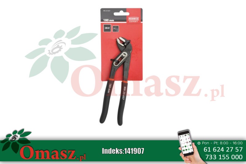 Szczypce nastawne 180mm Modeco