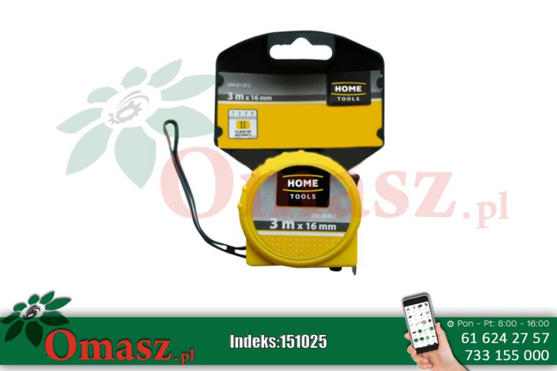 Przymiar 3m*16mm Home Tools