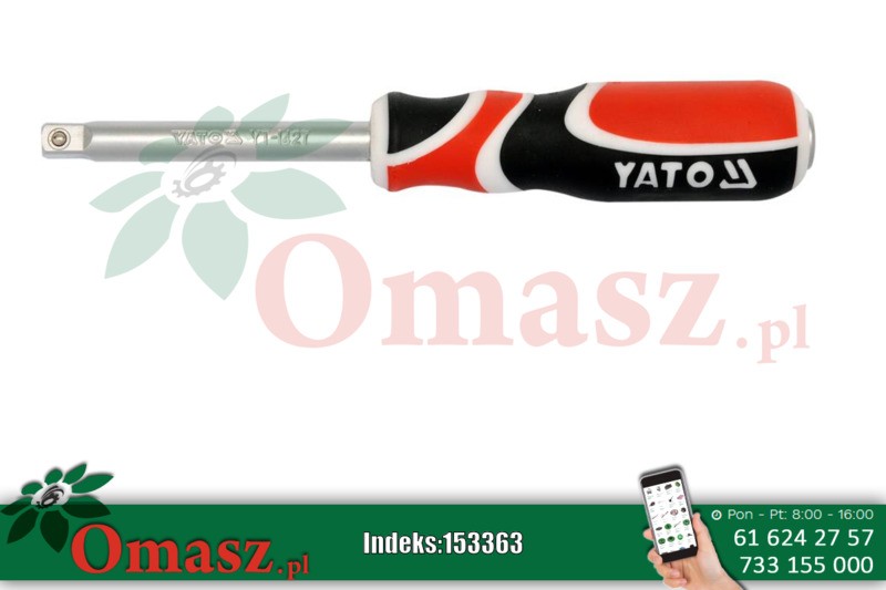 Pokrętło 1/4' z rękojeścią Yato