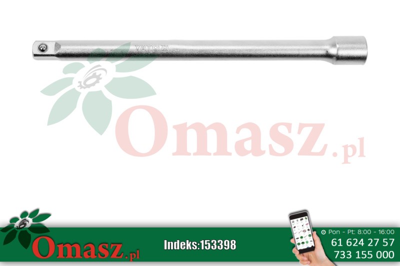 Przedłużka klucza 1/4' 100mm Yato