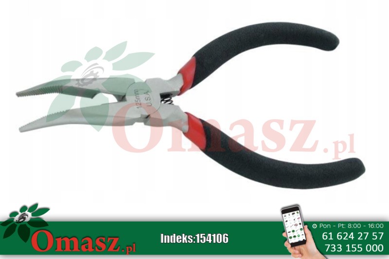 Szczypce telef. płaskie 125mm