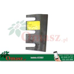 Nóż sieczkarni John Deere prawy, skosny 640Z62075