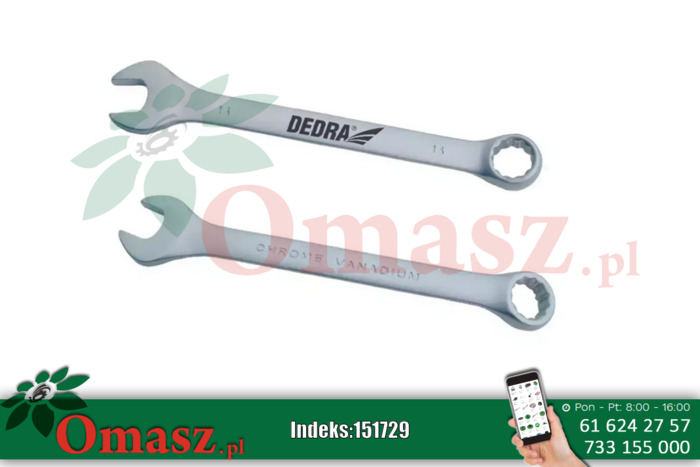 Klucz pł.-oczk.36mm Dedra