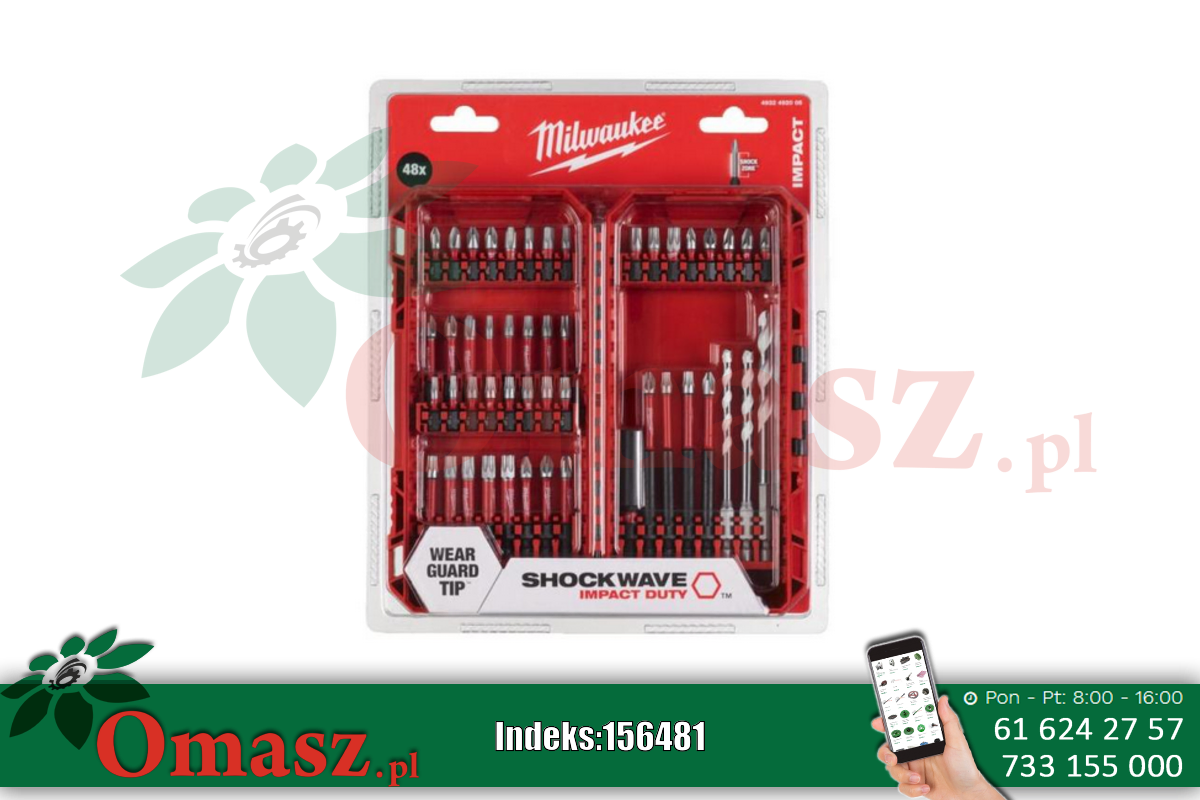 Kpl.bitów Milwaukee 48szt
