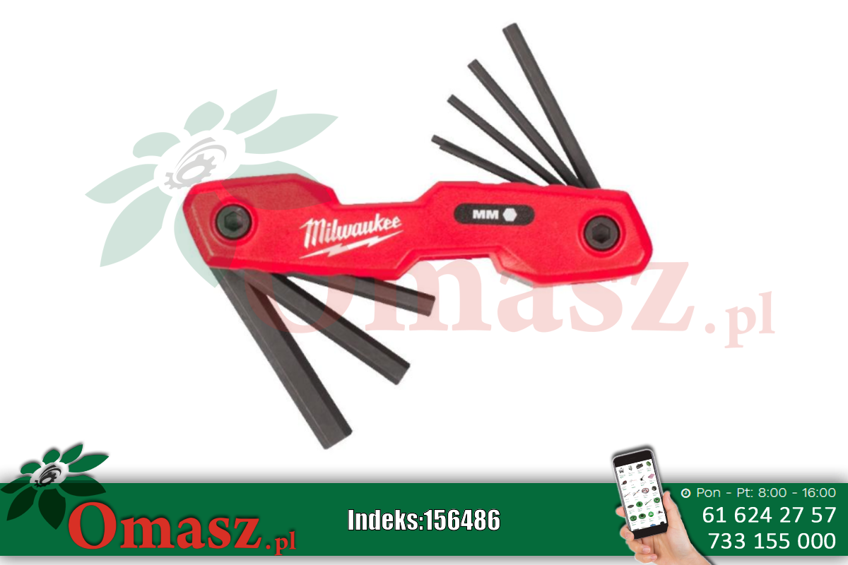 Kpl.kluczy imbusowych Milwaukee 8szt