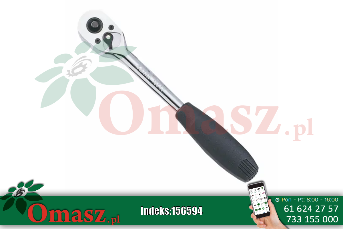 Klucz grzechotka 3/8'szybkomoc. z rękojeścią Sata