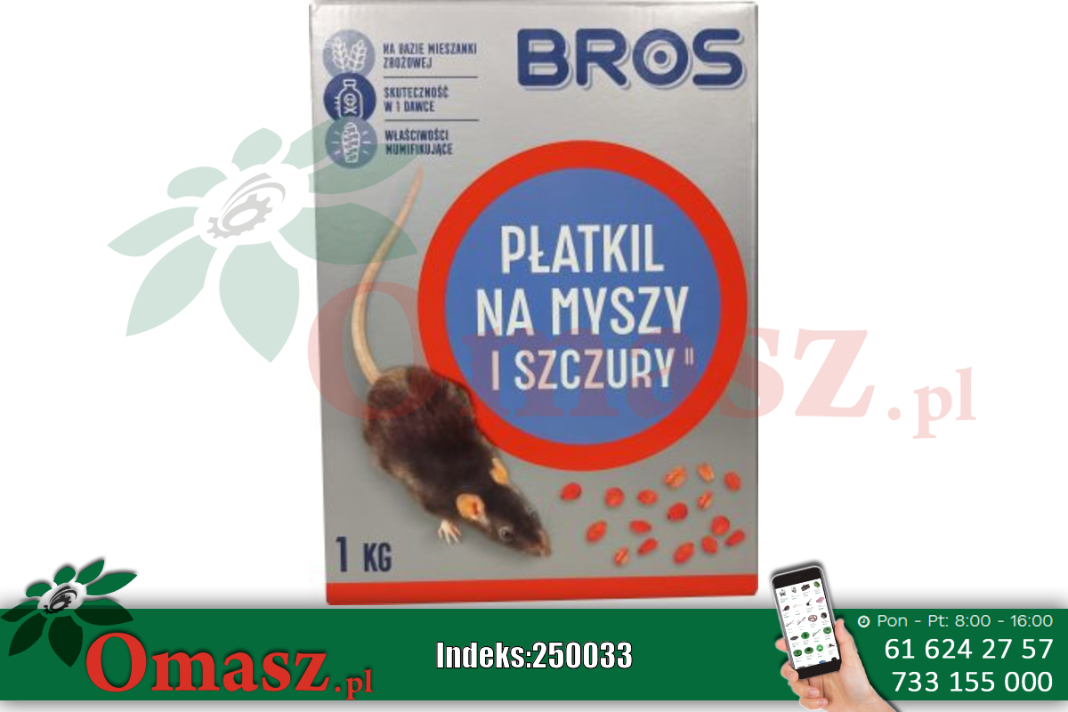Bros płatki na myszy i szczury 1kg