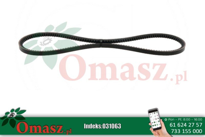 Pasek klinowy 12,5 1550 Agro Belt zębaty