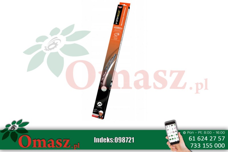 Pióro wycieracz. 525mm szkieletowe