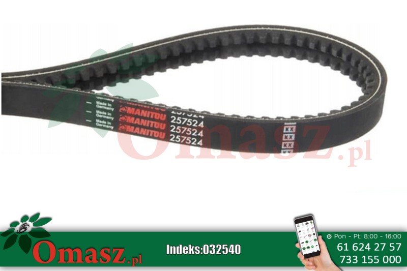 Pasek klin. 2ZVX 1780 Manitou